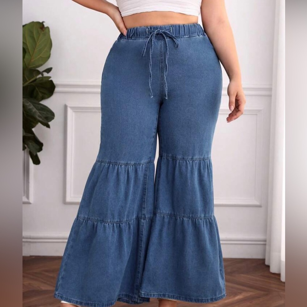 Ruffle Jeans